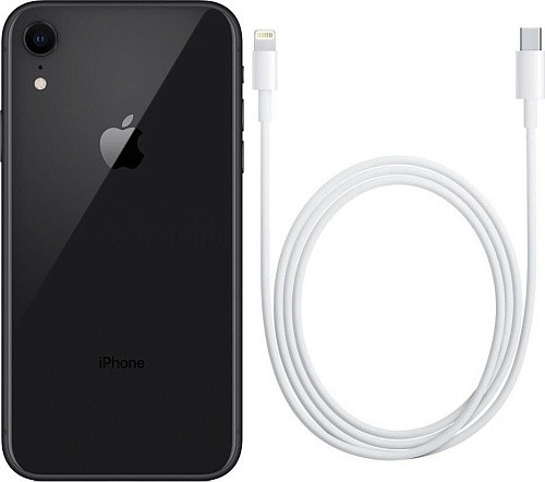 Смартфон Apple iPhone XR 128GB Slim Box Black (MH7L3)  Фото №3