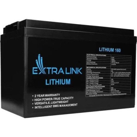 Аккумулятор для ИБП Extralink LiFePO4 12.8V 160Ah (EX.30462)  Фото №1