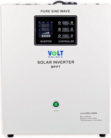 Гибридный солнечный инвертор (hybrid) Volt Polska SINUS PRO 2200S (3SPS200012)
