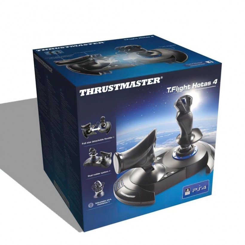 Джойстик Thrustmaster T.Flight Hotas 4 PC/PS4 Black (4160664)  Фото №6