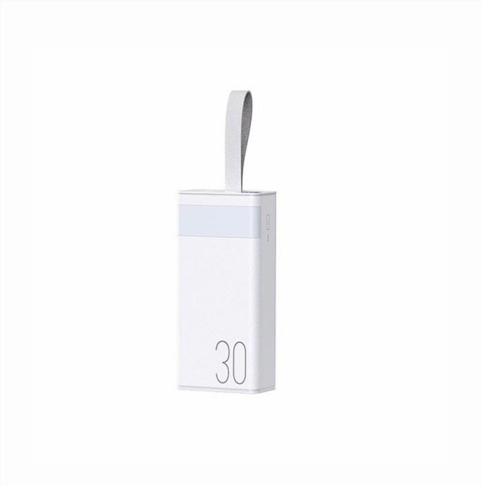Зовнішній акумулятор (павербанк) REMAX Chinen Series 20W+22.5W Fast Charging Power Bank with LED Light 30000mAh RPP-320 White