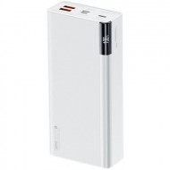 Зовнішній акумулятор (павербанк) REMAX Riji 30000mAh QC 22.5W White (RPP-257)