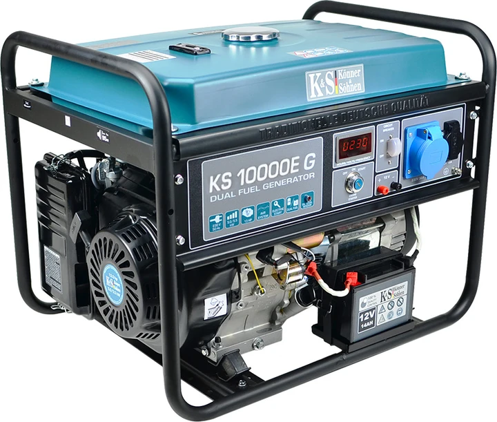 Комбінований генератор (газ-бензин) Konner&amp;Sohnen KS 10000E G  Фото №3