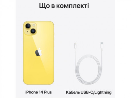 Смартфон Apple iPhone 14 Plus 128GB Yellow (MR693)  Фото №6