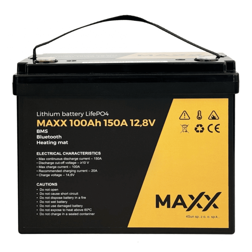 Акумулятор Maxx 4SUN LIFEPO4 12V 100AH 150A + BMS