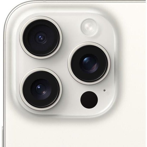 Смартфон Apple iPhone 15 Pro Max 256GB Dual SIM White Titanium (MU2P3)  Фото №3