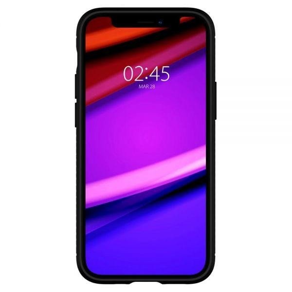 Чохол для смартфона Spigen iPhone 12 mini Rugged Armor Matte Black (ACS01743)  Фото №1