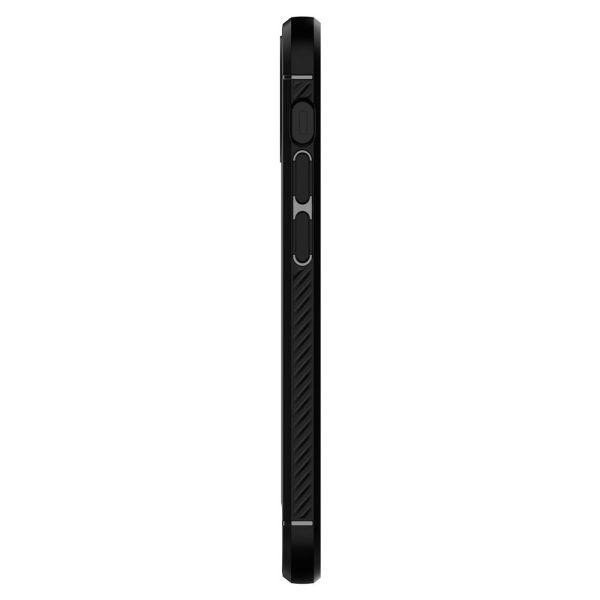 Чохол для смартфона Spigen iPhone 12 mini Rugged Armor Matte Black (ACS01743)  Фото №5