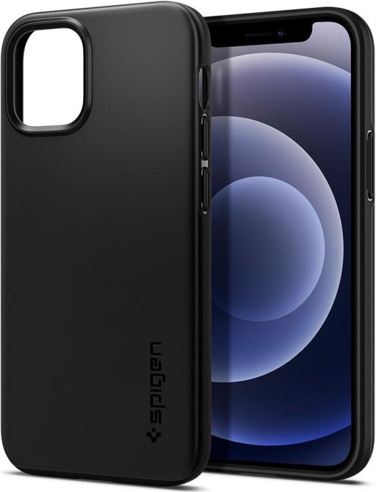 Чохол для смартфона Spigen для iPhone 12 Mini Thin Fit Black  Фото №2