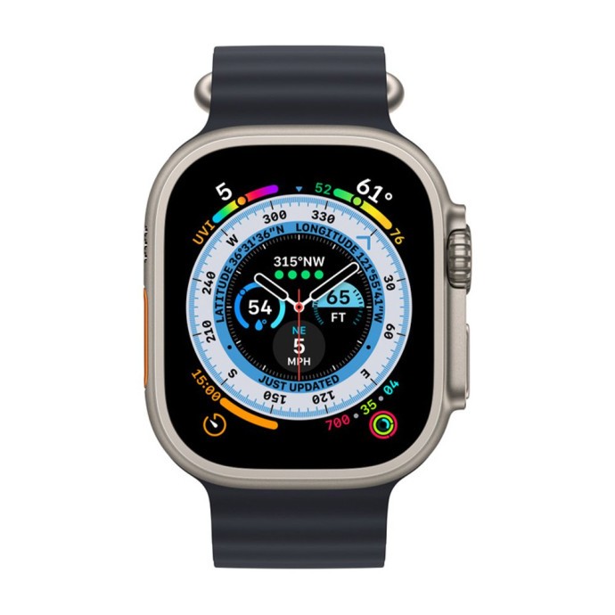 Смарт-часы Apple Watch Ultra GPS + Cellular 49mm Titanium Case with годинник Apple Watch Ultra GPS + Cellular 49mm Titanium Case with Midnight Ocean B