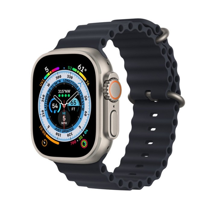 Смарт-часы Apple Watch Ultra GPS + Cellular 49mm Titanium Case with годинник Apple Watch Ultra GPS + Cellular 49mm Titanium Case with Midnight Ocean B  Фото №0