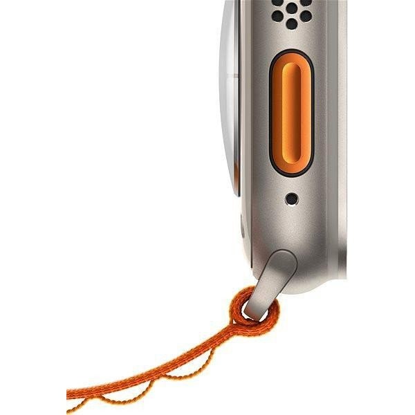 Смарт-часы Apple Watch Ultra GPS + Cellular 49mm Titanium Case with Orange Alpine Loop - Small (MNHA3/MNHH3)  Фото №2