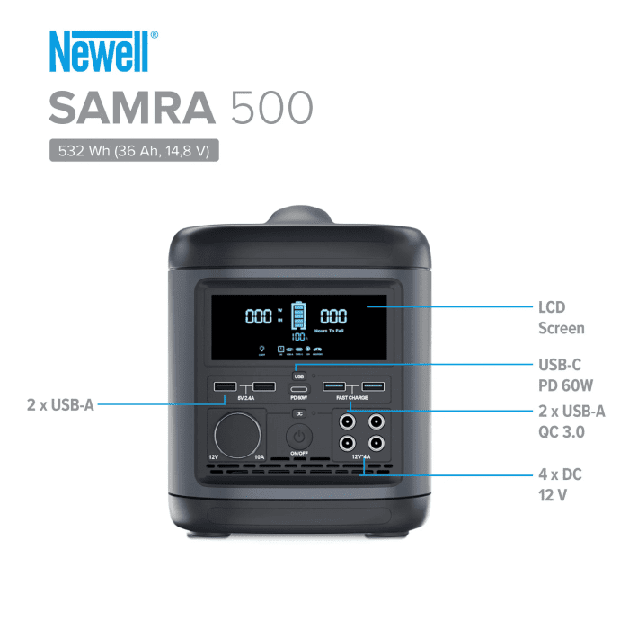 Зарядна станція Newell Samra 500  Фото №4