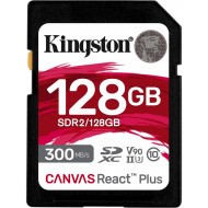 Карта пам'яті Kingston 128 GB SDXC Class 10 UHS-II U3 Canvas React Plus (SDR2/128GB) Карта пам'яті Kingston 128 GB SDXC Class 10 UHS-II U3 Canvas React Plus (SDR2/128GB)