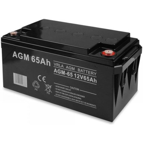Аккумулятор для ИБП Volt Polska AGM 12V 65Ah VRLA (6AKUXAG065)