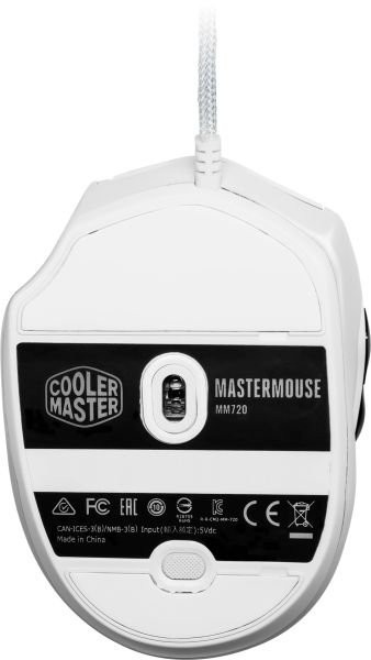 Миша Cooler Master MM720 USB Glossy White (MM-720-WWOL2)  Фото №4
