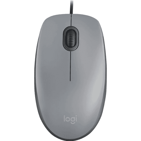 Мышь Logitech M110 Silent Mid Gray (910-005490 910-006760)  Фото №0