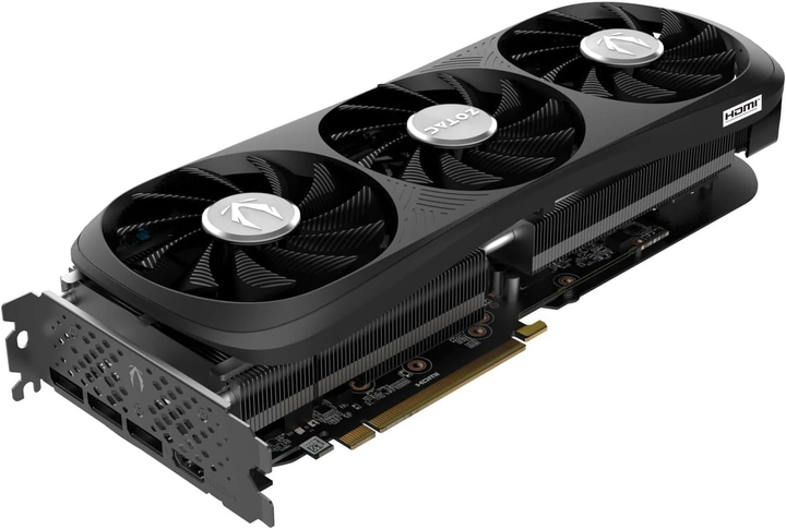 Відеокарта Zotac GeForce RTX 4070 SUPER Gaming Trinity Black OC 12288MB (ZT-D40720J-10P)  Фото №0