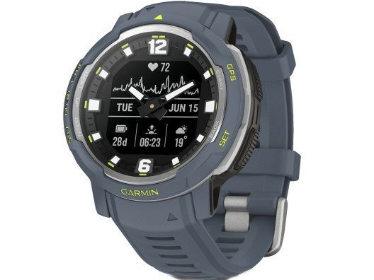 Смарт-годинник Garmin Instinct Crossover - Standard Edition Blue Granite (010-02730-14/04)  Фото №0