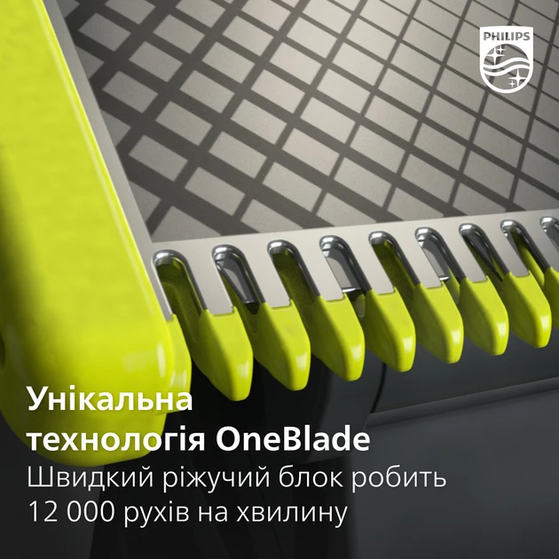 Триммер для бороды и усов Philips OneBlade QP6651/61  Фото №1