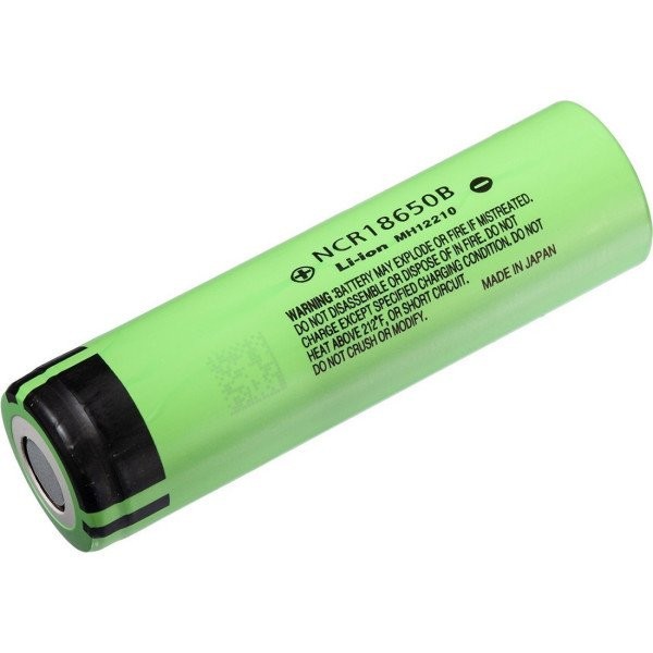 Акумулятор Panasonic 18650 3400mAh Li-ion 1шт (NCR18650B FLAT) (NCR18650B FLAT)  Фото №0