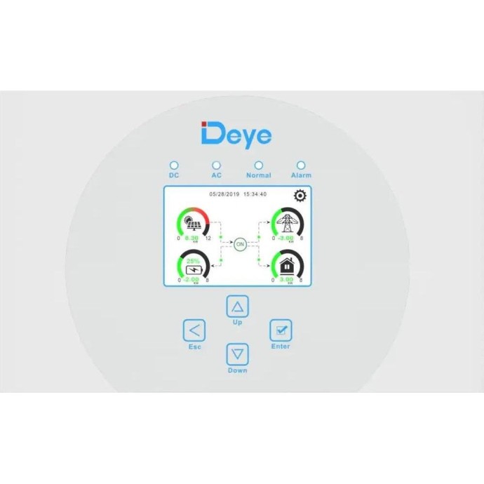 Гібридний сонячний інвертор (hybrid) Deye SUN-6K-SG03LP1-EU WiFi  Фото №2