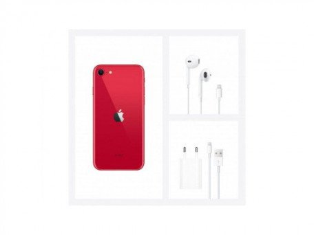 Смартфон Apple iPhone SE 2020 256GB Product Red (MXVV2/MXVR2)  Фото №3