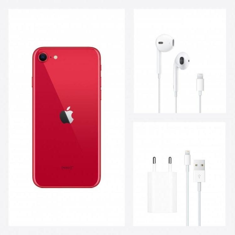 Смартфон Apple iPhone SE 2020 128GB Slim Box Red (MHGV3)  Фото №3