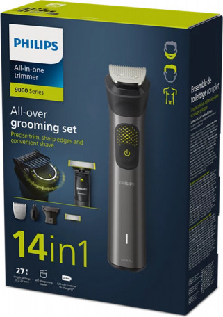 Тример Бритва Philips 9000 Multigroom+OneBlade 14in1 MG9550/15  Фото №0