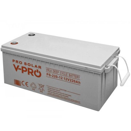 Акумулятор Volt Polska Deep Cycle VPRO Solar 12V 220Ah 6AKXDEEP20