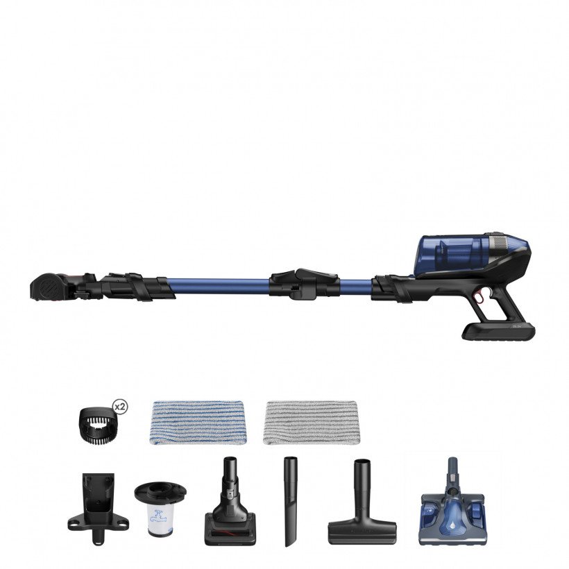 Вертикальный + ручной пылесос (2в1) Rowenta X-Force Flex 12.60 Auto Aqua RH98C0WO  Фото №1