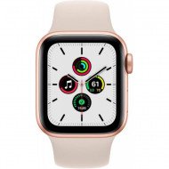 Смарт-годинник Apple Watch SE GPS + Cellular 40mm Gold Aluminum Case w. Starlight S. Band (MKQN3) (No Box)