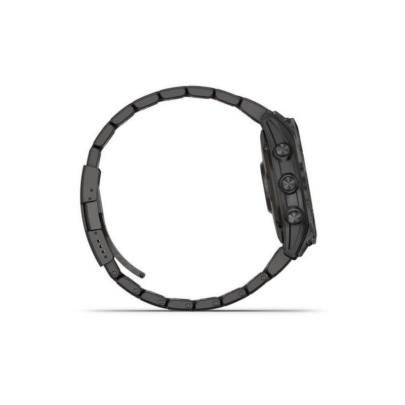 Смарт-часы Garmin Fenix ??7 Sгодинник Garmin Fenix 7 Sapphire Solar C. Grey DLC Titanium w. Carbon Grey DLC V. Titanium Band (010-02540-39)  Фото №2