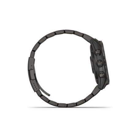 Смарт-часы Garmin Fenix ??7 Sгодинник Garmin Fenix 7 Sapphire Solar C. Grey DLC Titanium w. Carbon Grey DLC V. Titanium Band (010-02540-39)  Фото №2