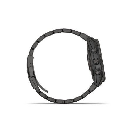 Смарт-годинник Garmin Fenix 7 Sapphire Solar C. Grey DLC Titanium w. Carbon Grey DLC V. Titanium Band (010-02540-39)  Фото №2