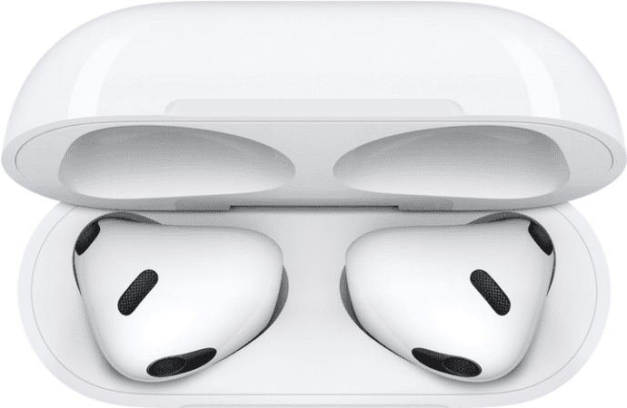 Наушники TWS Apple AirPods 3rd generation with Lightning Charging Case (MPNY3) (no Box)  Фото №1