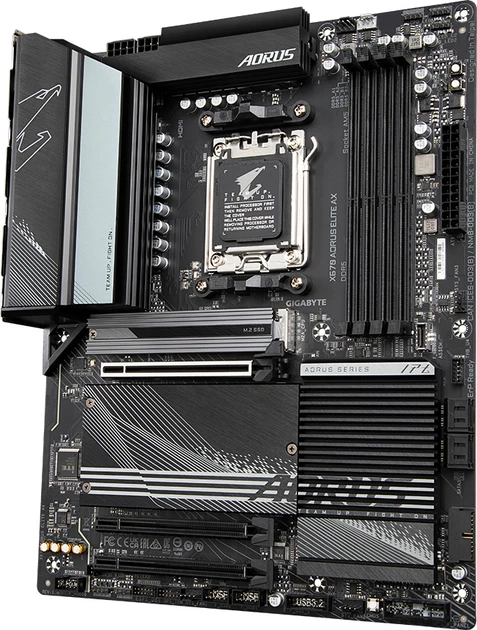 Материнская плата Gigabyte X670 AORUS ELITE AX  Фото №1