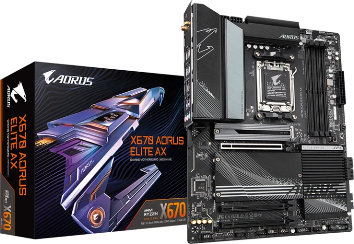Материнская плата Gigabyte X670 AORUS ELITE AX  Фото №3