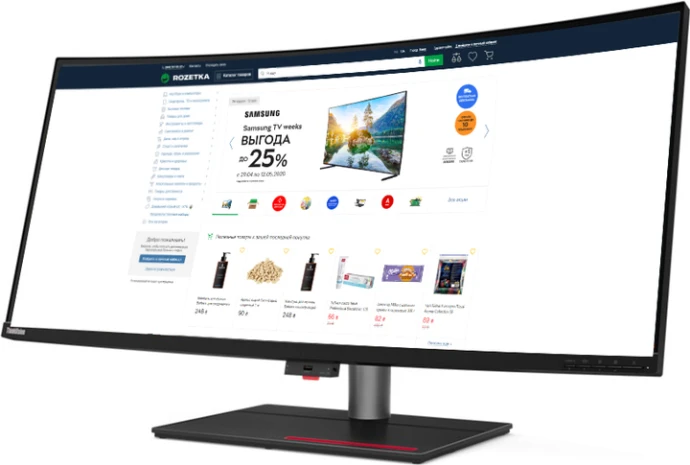Монитор Lenovo P40w-20 (62DDGAT6UA)  Фото №1