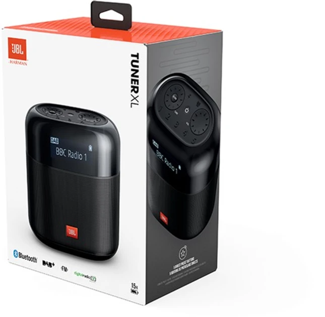 Радиоприемник JBL Tuner XL Black (JBLTUNERXLBLK)  Фото №9