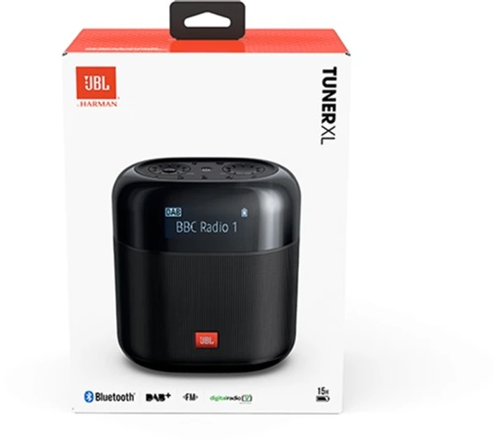 Радиоприемник JBL Tuner XL Black (JBLTUNERXLBLK)  Фото №8