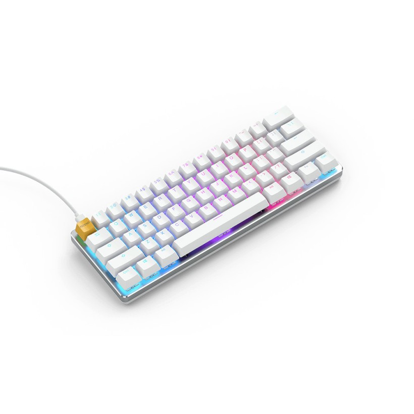Клавіатура Glorious GMMK Compact Gateron Brown Switches (GLO-GMMK-COM-BRN-W) White  Фото №0
