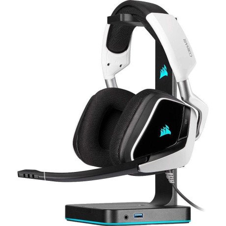 Наушники с микрофоном Corsair Void RGB Elite USB White (CA-9011204)  Фото №5
