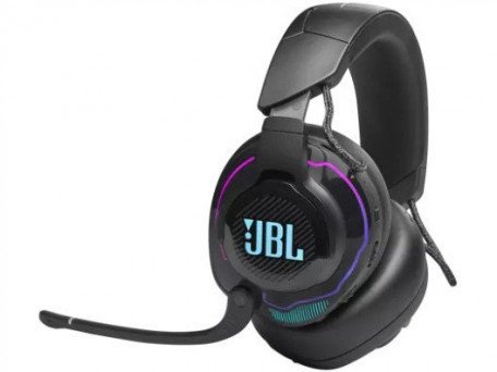 Наушники с микрофоном JBL Quantum 910 Black (JBLQ910WLBLK)  Фото №0
