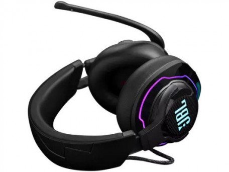 Наушники с микрофоном JBL Quantum 910 Black (JBLQ910WLBLK)  Фото №1