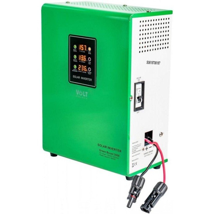 Сетевой солнечный инвертор (on-grid) Volt Polska GREEN BOOST MPPT 3000 (3SR3000001)  Фото №1