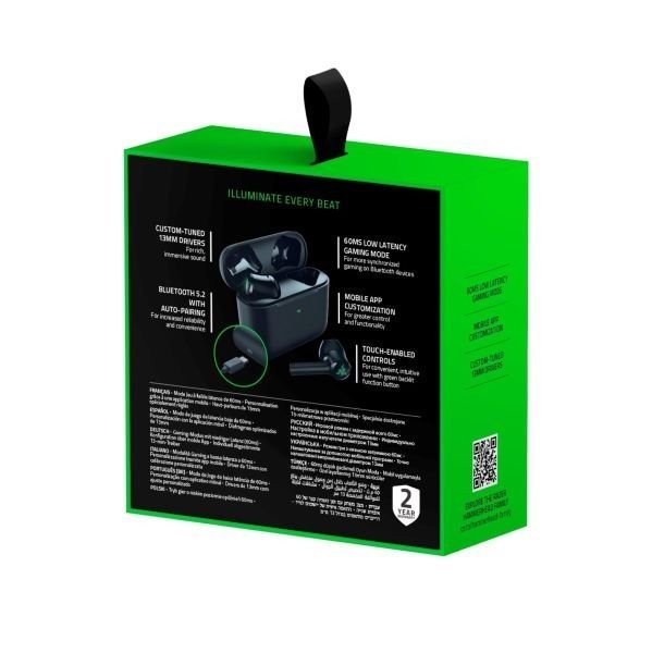 Навушники TWS Razer Hammerhead True Wireless X (RZ12-03830100-R3G1)  Фото №2