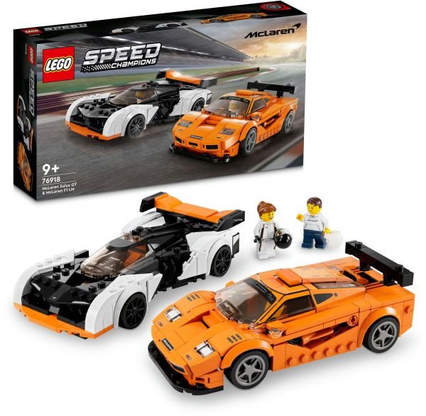 Авто-конструктор LEGO Speed Champions McLaren F1 LM &amp; McLaren Solus GT (76918)  Фото №7