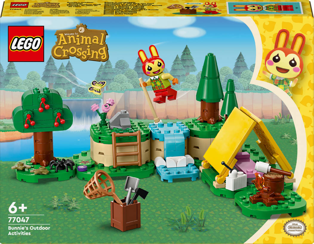 Блоковый конструктор LEGO Animal Crossing Активный отдых Bunnie (77047)