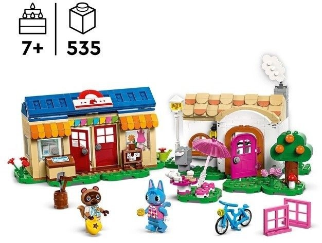 Блоковый конструктор LEGO Animal Crossing Ятка «Nook&#039;s Cranny» и дом (77050)